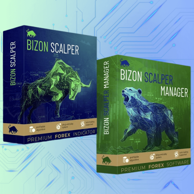 Bizon Scalper EA Manager Indicator MT4 - خرید ربات معامله گر فارکس|سودآوری بالا|کم ریسک | اکسپرت فارکس Bizon Scalper EA