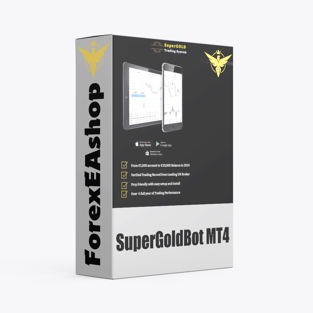 SuperGoldBot MT4 Without DLL Setfiles - خرید ربات معامله گر فارکس|سودآوری بالا|کم ریسک | اکسپرت فارکس SuperGoldBot MT4